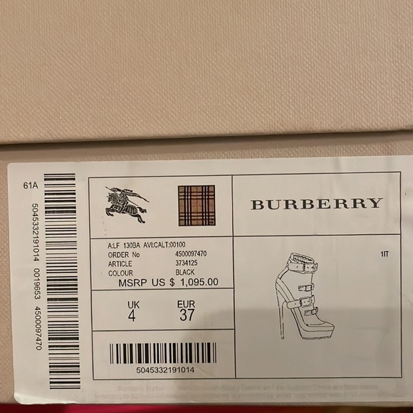 Burberry Studded Stiletto Moto Booties - Picture 9 of 10